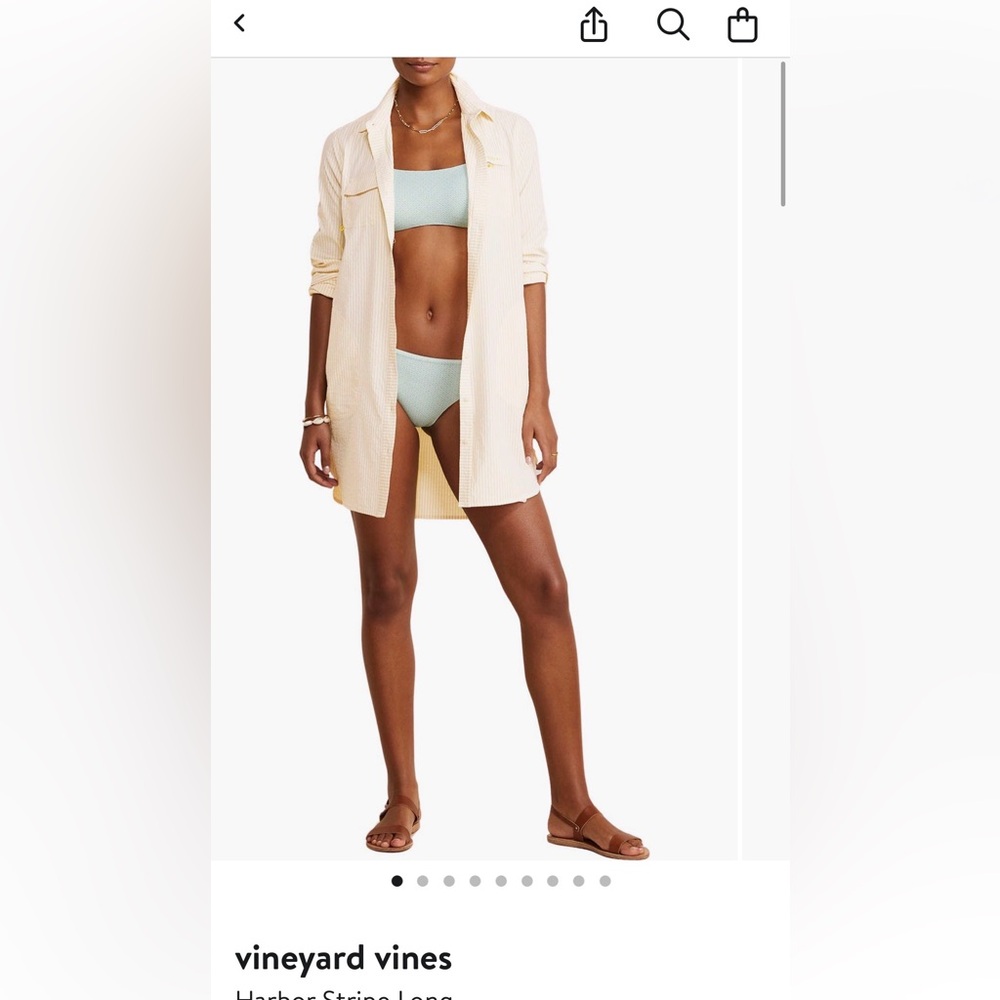 Vineyard Vines Harbor Shirt Cover-Up